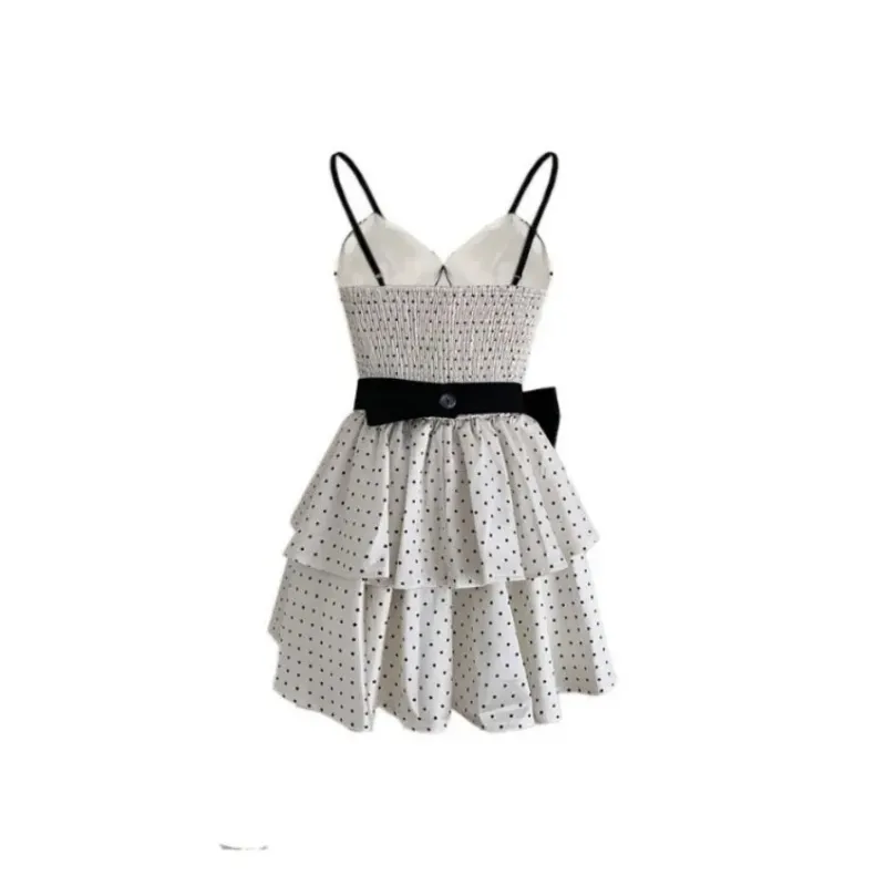 PLANE DRIFT Slip Dress Women's Polka Dot Puffy Skirt-1