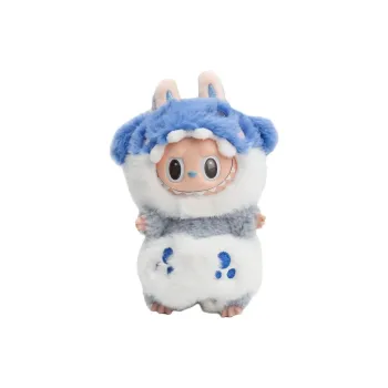 [Dress Up Doll] POP MART LABUBU THEMONSTERS Heartbeat Macaron Small Shark Hang Tag Box 15CM