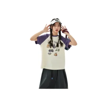 ZIHAN T Shirt Unisex Jam Purple