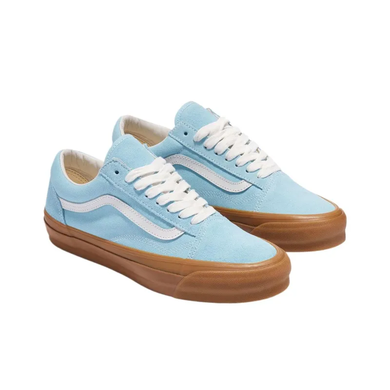Vans LX OLD SKOOL Low Top Skateboard Shoes Unisex Light Blue-1