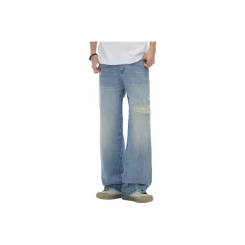 FAIRWHALE Jeans Unisex Blue