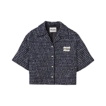 MIU MIU SS24 Jackets Coats Women's Blue