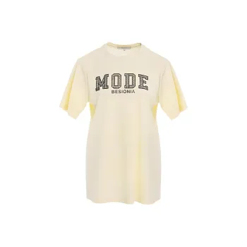 BESIONIA T-Shirt Women's Yellow