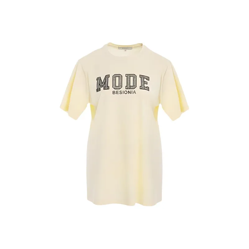 BESIONIA T Shirt Women's Yellow-0