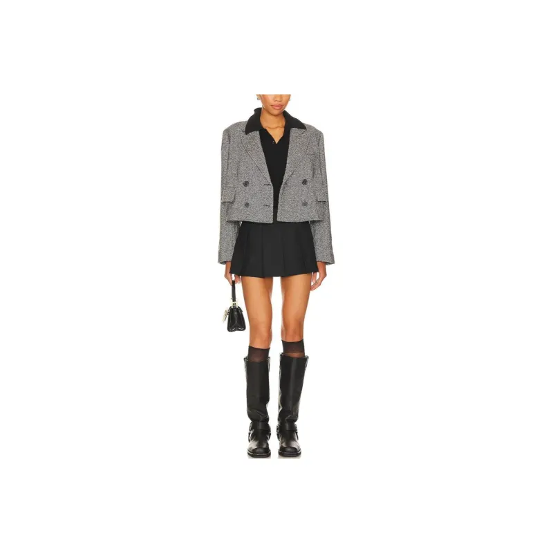 FREE PEOPLE Jackets Coats Women's Gray-0
