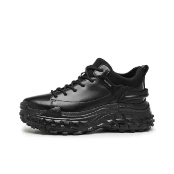 Slazenger Slip Resistant Low Top Chunky Sneakers Unisex Black