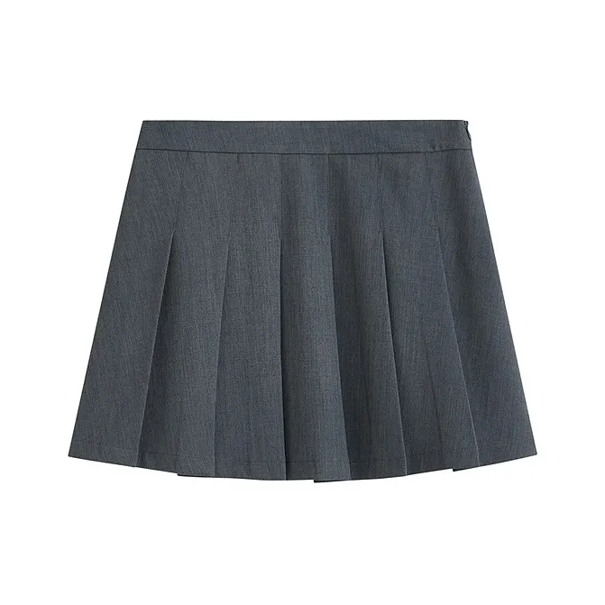 Inman Casual Short Skirts Women's Noble Gray-1