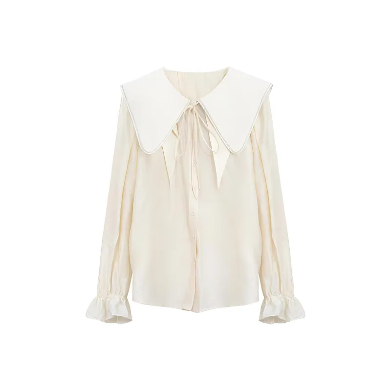 SUMU Shirts Women's Apricot-0