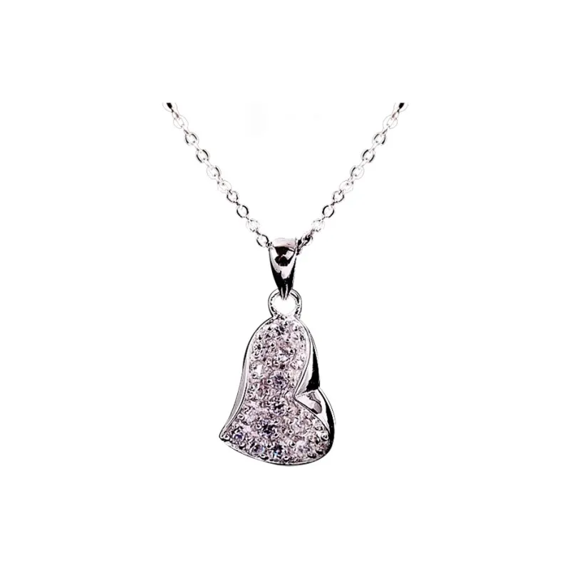 IDEE CREATIVE IDEA FOR YOU 925 Sterling Silver With Simulated Gemstone Necklaces Women's-1