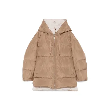 MaxMara Zip Up Drawstring Reversible Jacket