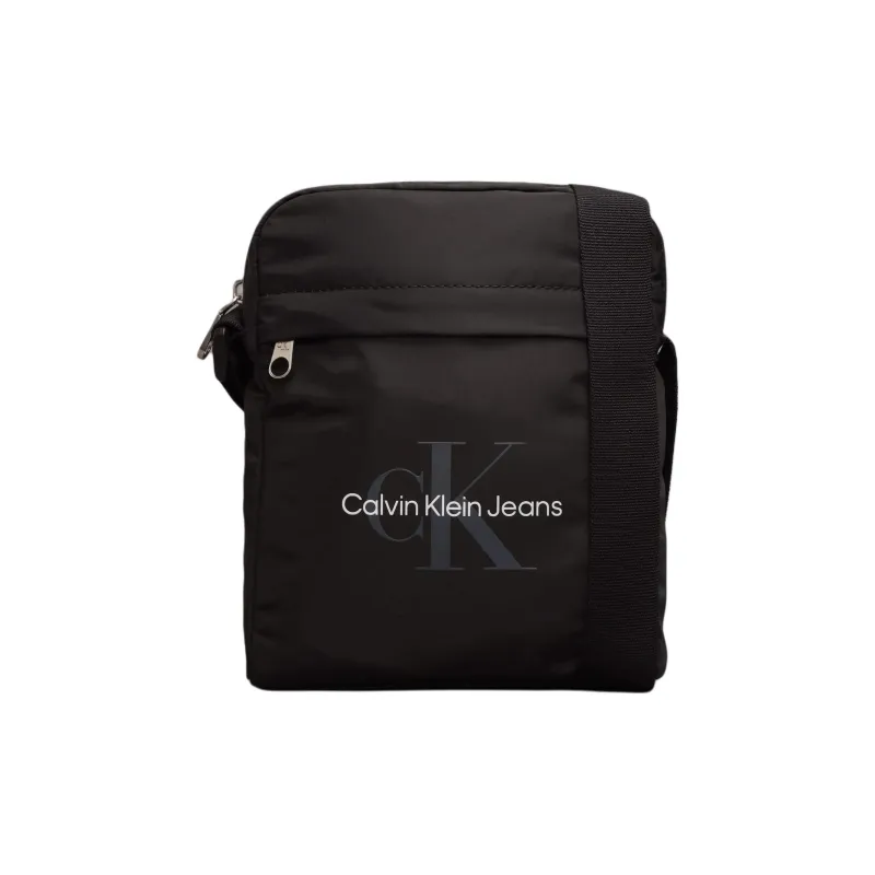 CALVIN KLEIN Polyurethane Shoulder Bag, Crossbody Bag Men's Black-0