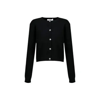 MSGM Cropped Cardigan