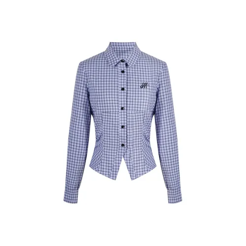 HUALINGTAITAI Shirt Women's Plaid