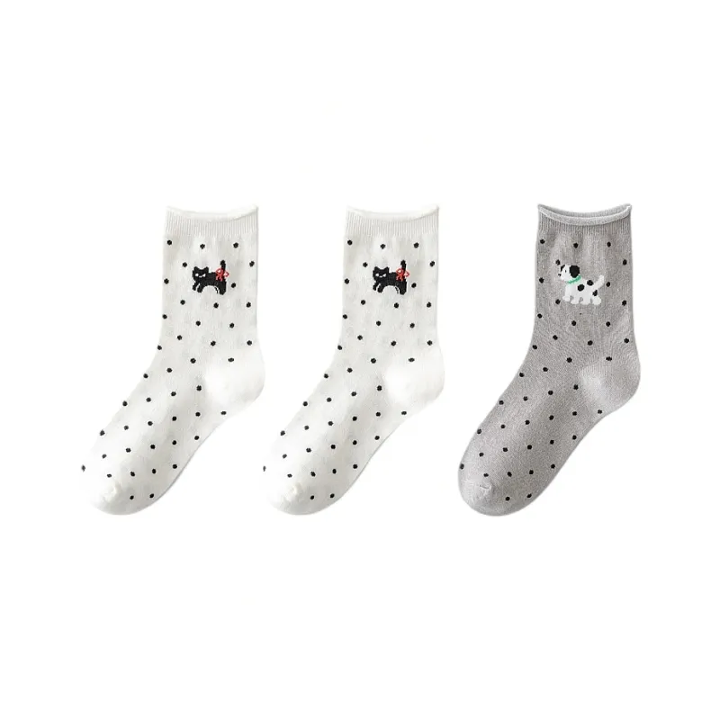 H YXIANG Mid Calf Socks Women's Combo Set-12