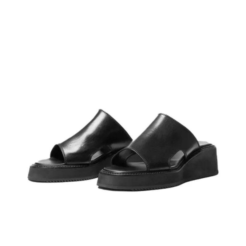 JULIUS Slide Slippers Men's Black-2