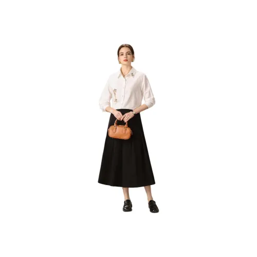 FENHONGMALI Shirt Women's White