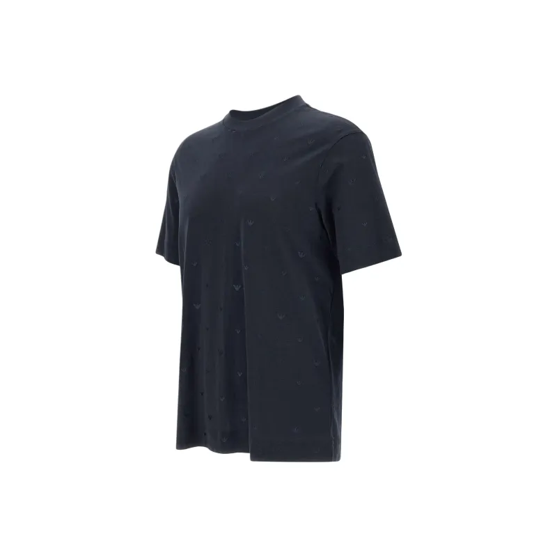 EMPORIO ARMANI Logo embroidered T shirt-2