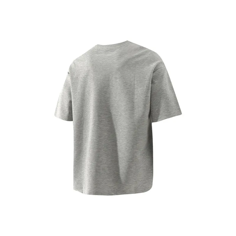 BRUMAIRE T Shirt Unisex Light Gray Comes With Brooch-1