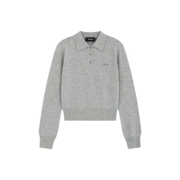 WE11DONE Cashmere Polo Jumper