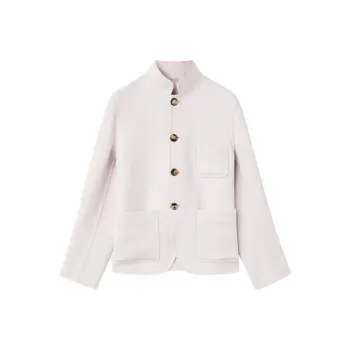 Loro Piana Mini Spagna Jacket Jackets Coats Women's Light Purple