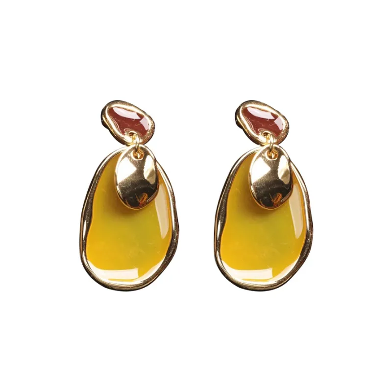 IDEE CREATIVE IDEA FOR YOU Gold Plated Earrings Women's Yellow-1