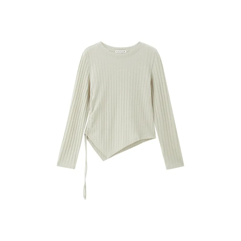 UNIQLO T Shirt Women's 55 Light Gray Green-0
