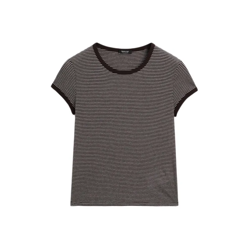 Massimo Dutti T Shirt Women's Brown-0