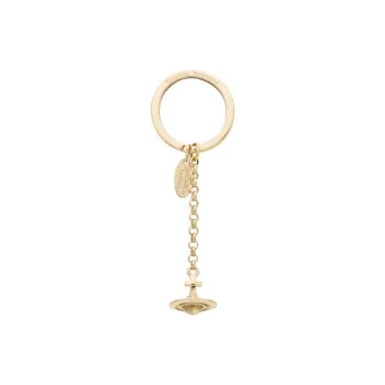 Vivienne Westwood Brass Keychains Unisex Gold