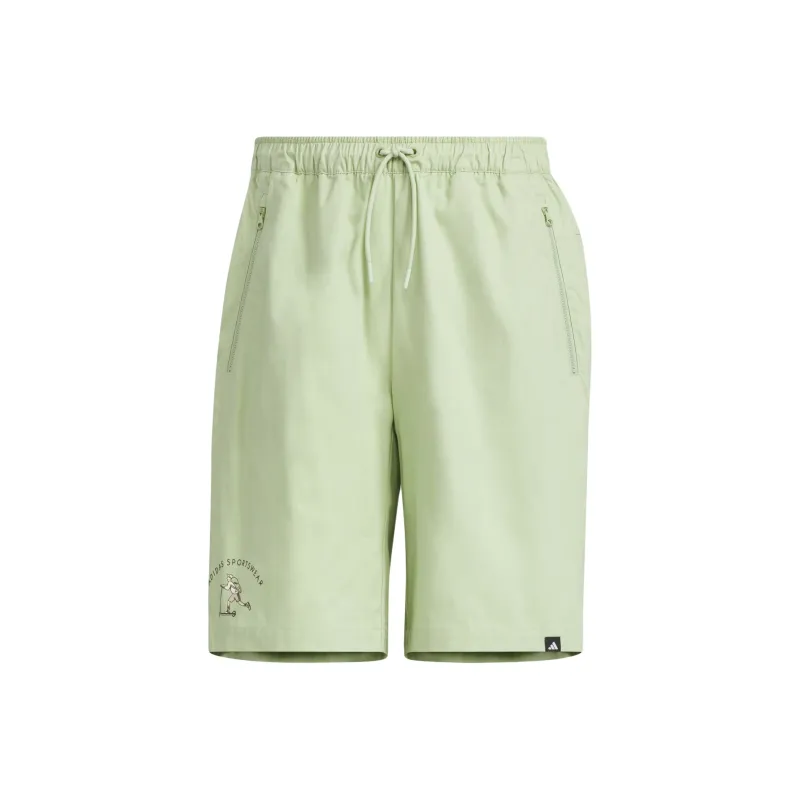 Adidas GFX Casual Shorts Men's Magical Yellow Green-0