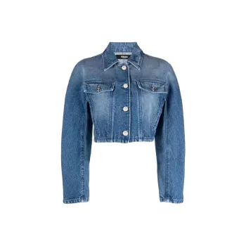 VERSACE Button Up Denim Jacket