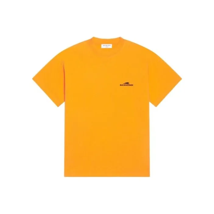 Balenciaga SS22 T-Shirt Regular Fit Women's Orange-0