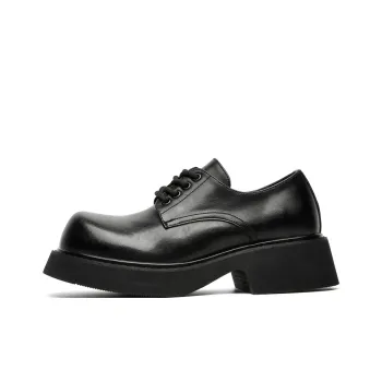 V05 Breathable Abrasion Resistant Height Increasing Low Top Casual Shoes Unisex Black