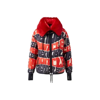 Moncler Down Jacket Women's Blue Red