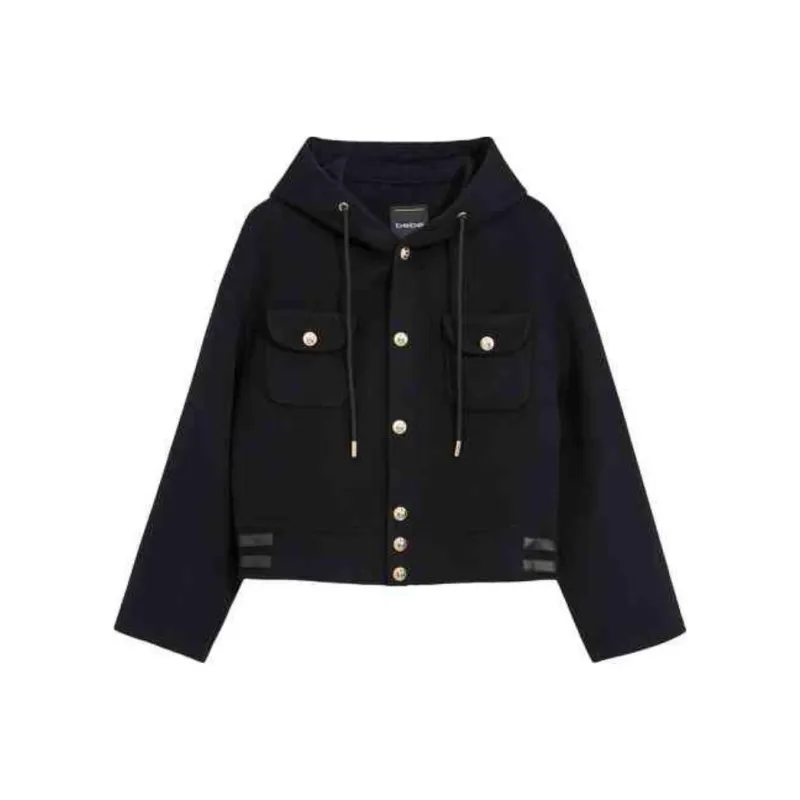Bebe FW24 Jackets Coats Women's Deep Navy Blue-0