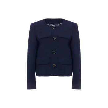 BESIONIA FW23 Jackets Coats Women's Vibrant Blue