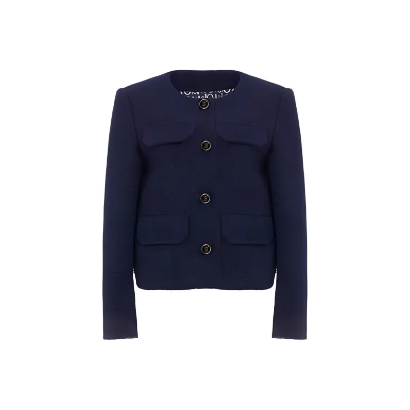 BESIONIA FW23 Jackets Coats Women's Vibrant Blue-0