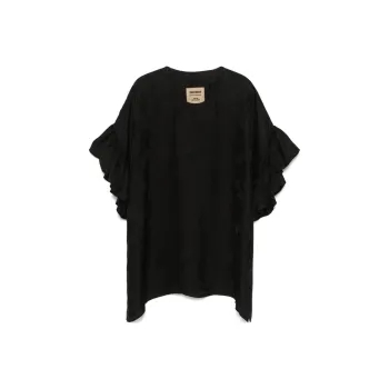 UMA WANG Floral Printed Crewneck T-Shirt