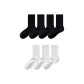 [7 Pack/Loafers]4 Pairs Black & 3 Pack White