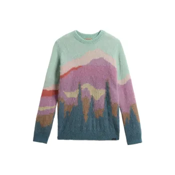 WOOLRICH Landscape print Jumper
