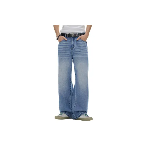 FAIRWHALE Jeans Unisex Blue