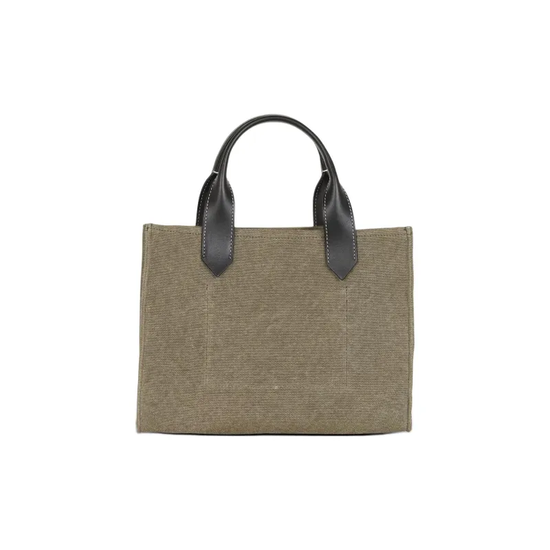 BALMAIN B ARMY Cotton Tote Bag, Shopping Bag, Shoulder Bag, Crossbody Bag, Handbag Trumpets Women's Khaki-2