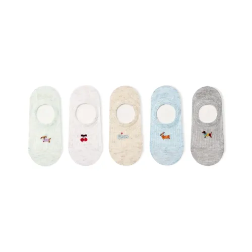 Primeet No Show Socks Women's 5 Pack