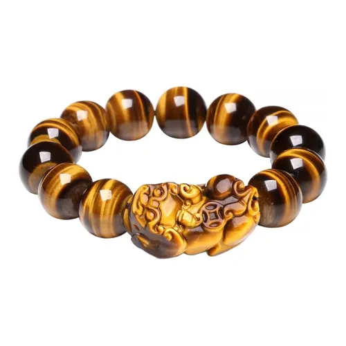 JIUHUASHAN Tiger's Eye Stone Jade Bracelets Unisex