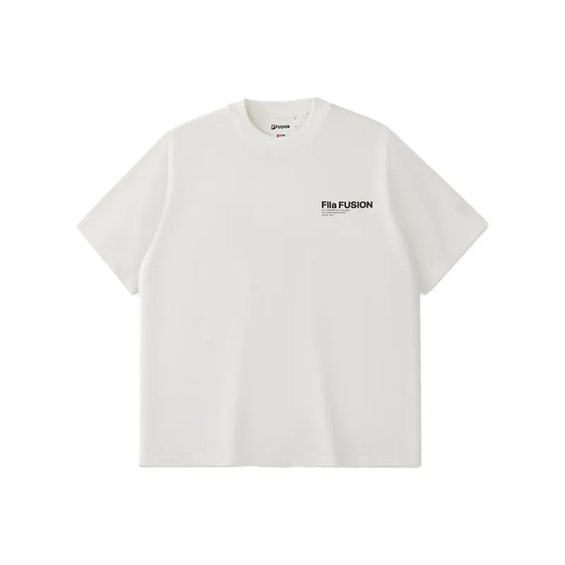 FILA FUSION WORKWEARFILA FUSION X SS25 OFF THE COURT T Shirt Men's Cloud White-0