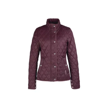 BARBOUR SS24 Barbour Yarrow Quilted Jacket Jackets Coats Women's Burgundy
