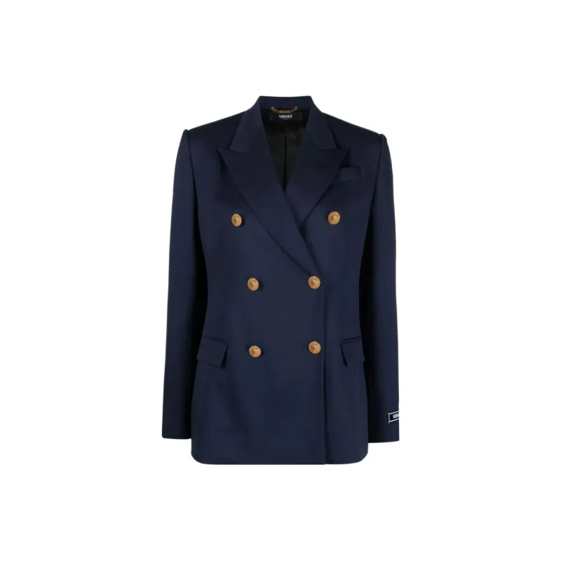 VERSACE Medusa Head Buttons Tailored Blazer-0