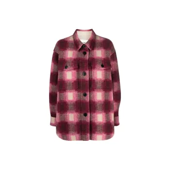ISABEL MARANT Kervon Plaid-check Shirt Jacket