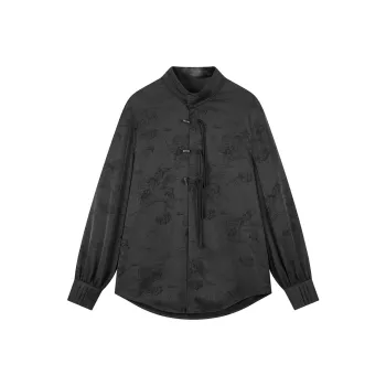 PEACEBIRD Tai Ping Bird X Suzhou Museum Collaboration Series Shirts Women's