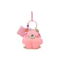 Pink Plush Red Eye+Clip+Charm String
