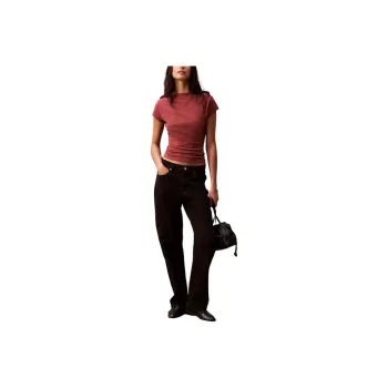 CALVIN KLEIN T-Shirt Women's Apple Jack Red